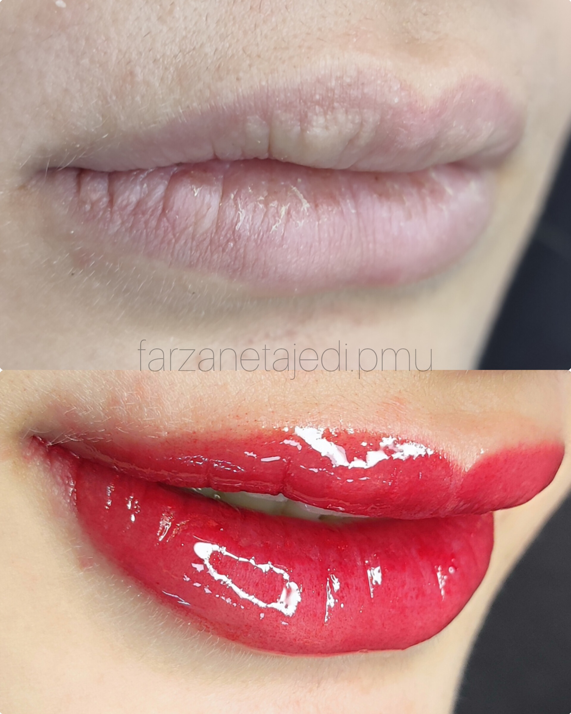 نمونه کار فرزانه تاجدی — لیفت و لمینت مژه