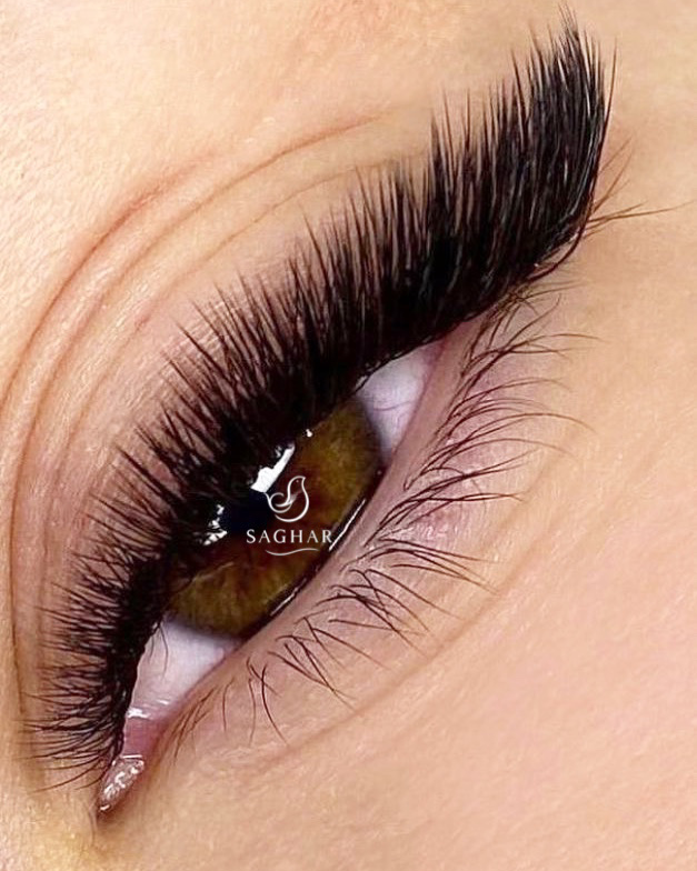 نمونه کار ساغر قاسم خانی — لیفت و لمینت مژه