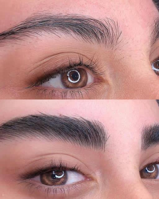 نمونه کار مریم سیمین — لیفت و لمینت مژه