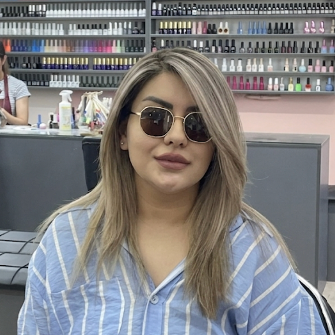 نمونه کار فاطمه حسینزاده — لیفت و لمینت مژه