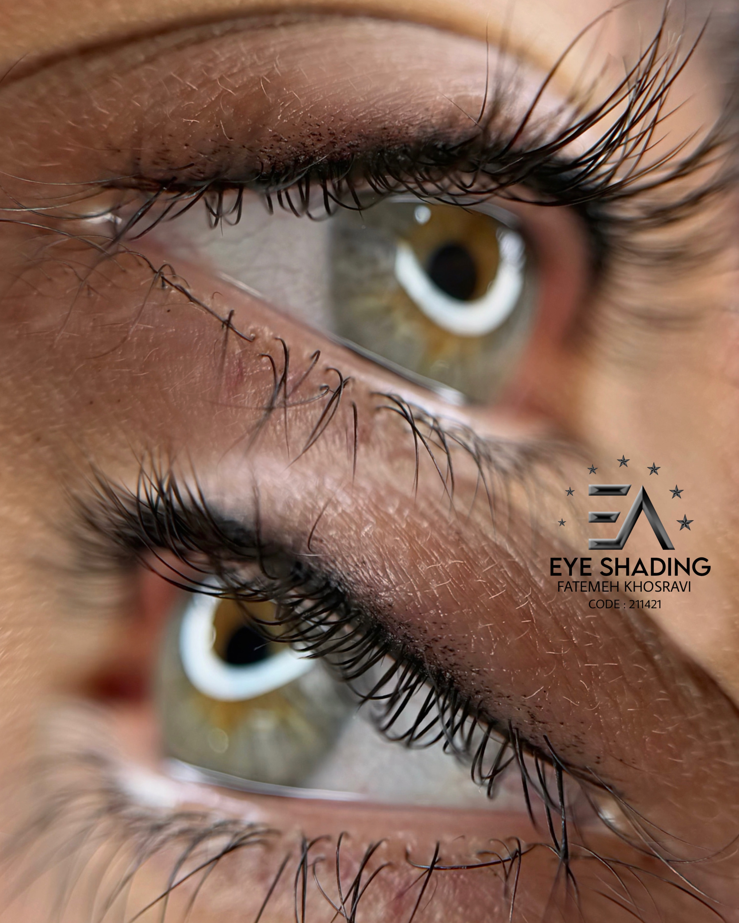 نمونه کار فاطمه خسروی — لیفت و لمینت مژه