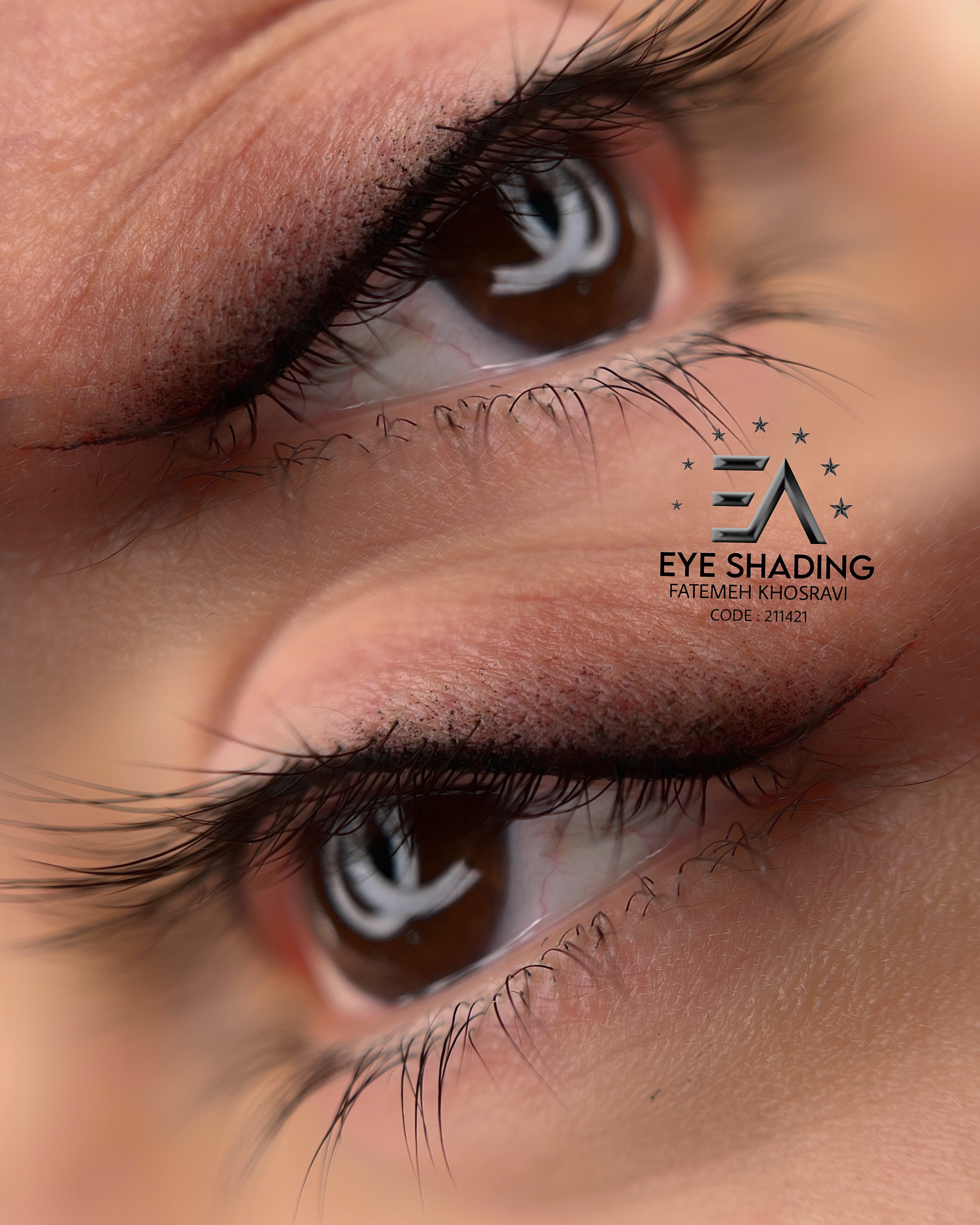 نمونه کار فاطمه خسروی — لیفت و لمینت مژه