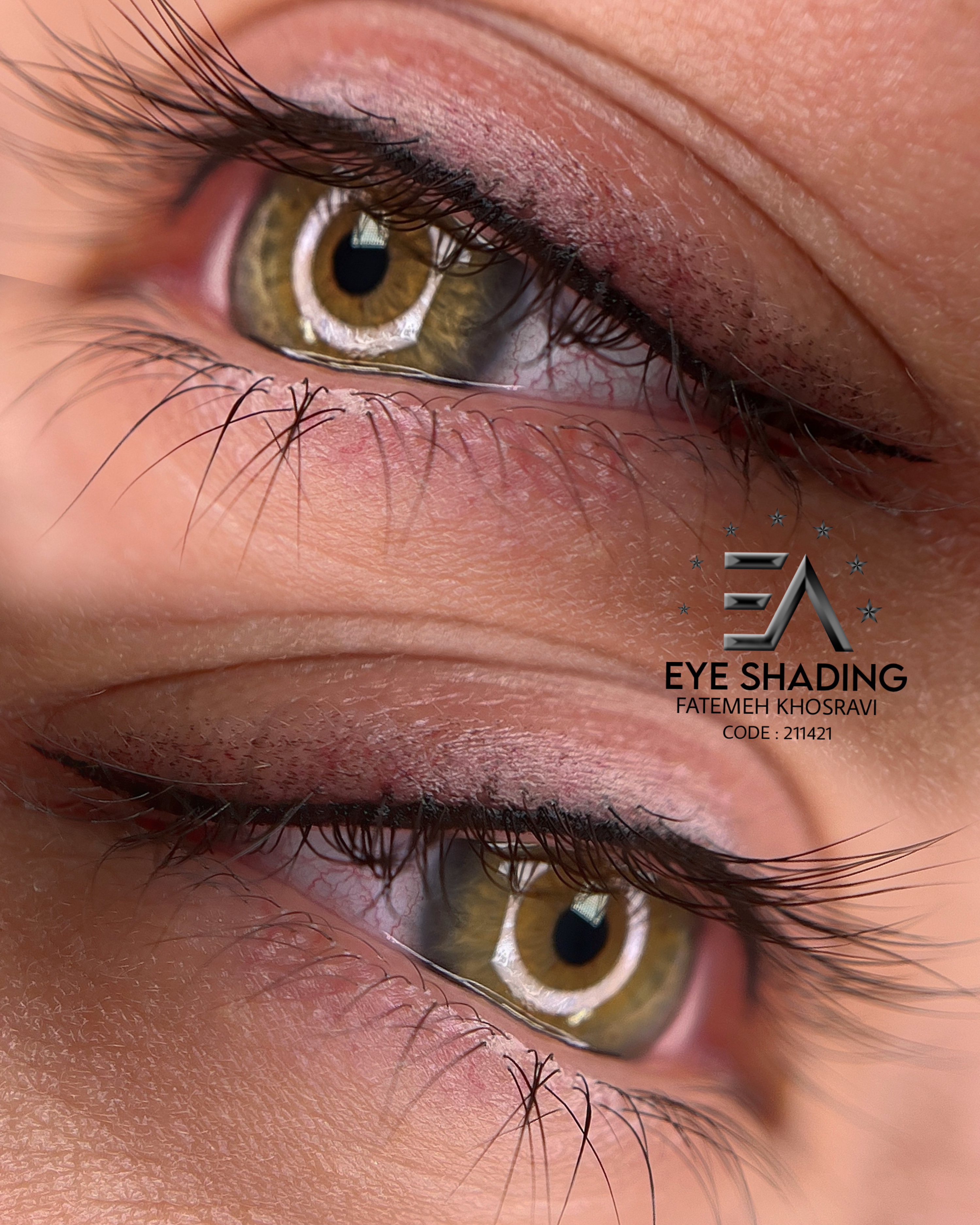 نمونه کار فاطمه خسروی — لیفت و لمینت مژه