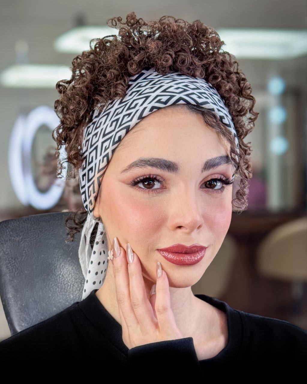 نمونه کار متینه چنارانی — لیفت و لمینت مژه