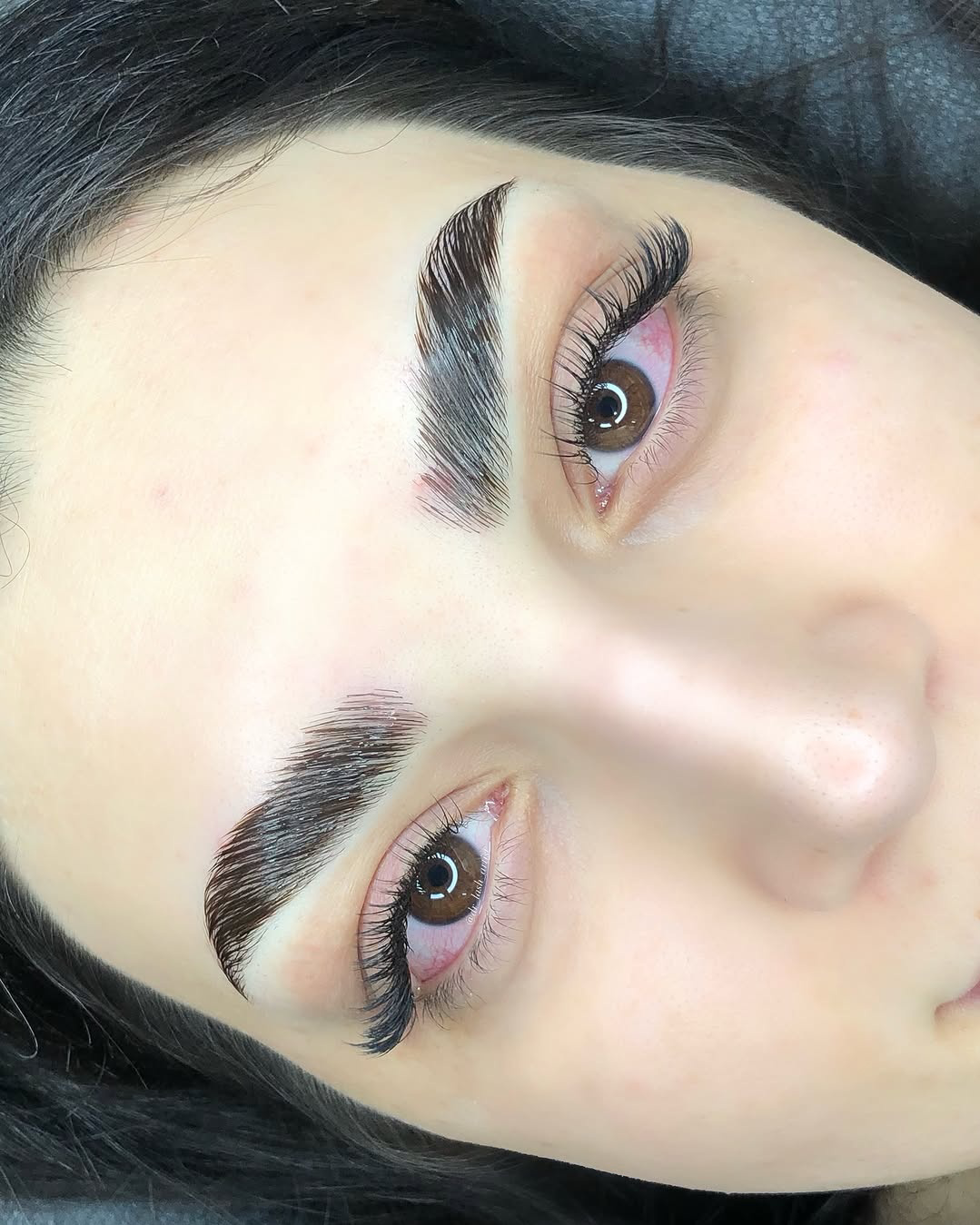 نمونه کار نسرین فلاح — لیفت و لمینت مژه