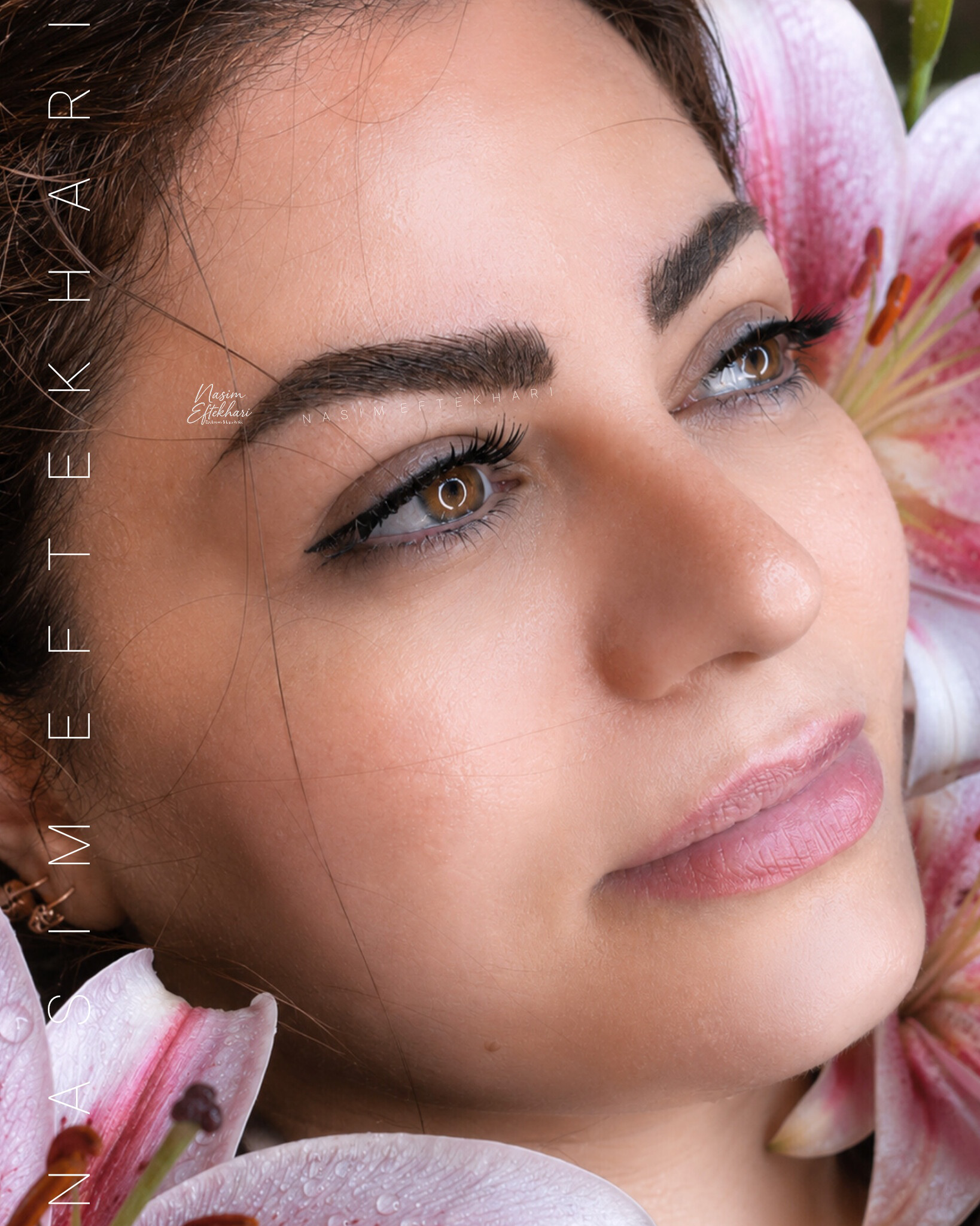 نمونه کار نسیم افتخاری — لیفت و لمینت مژه
