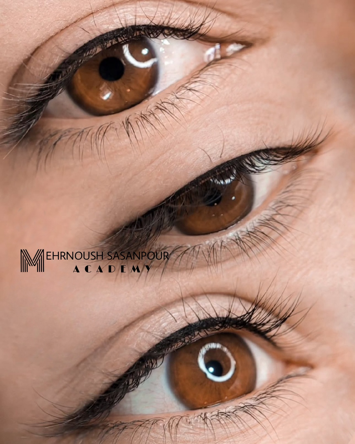 نمونه کار مهرنوش ساسانپور — لیفت و لمینت مژه
