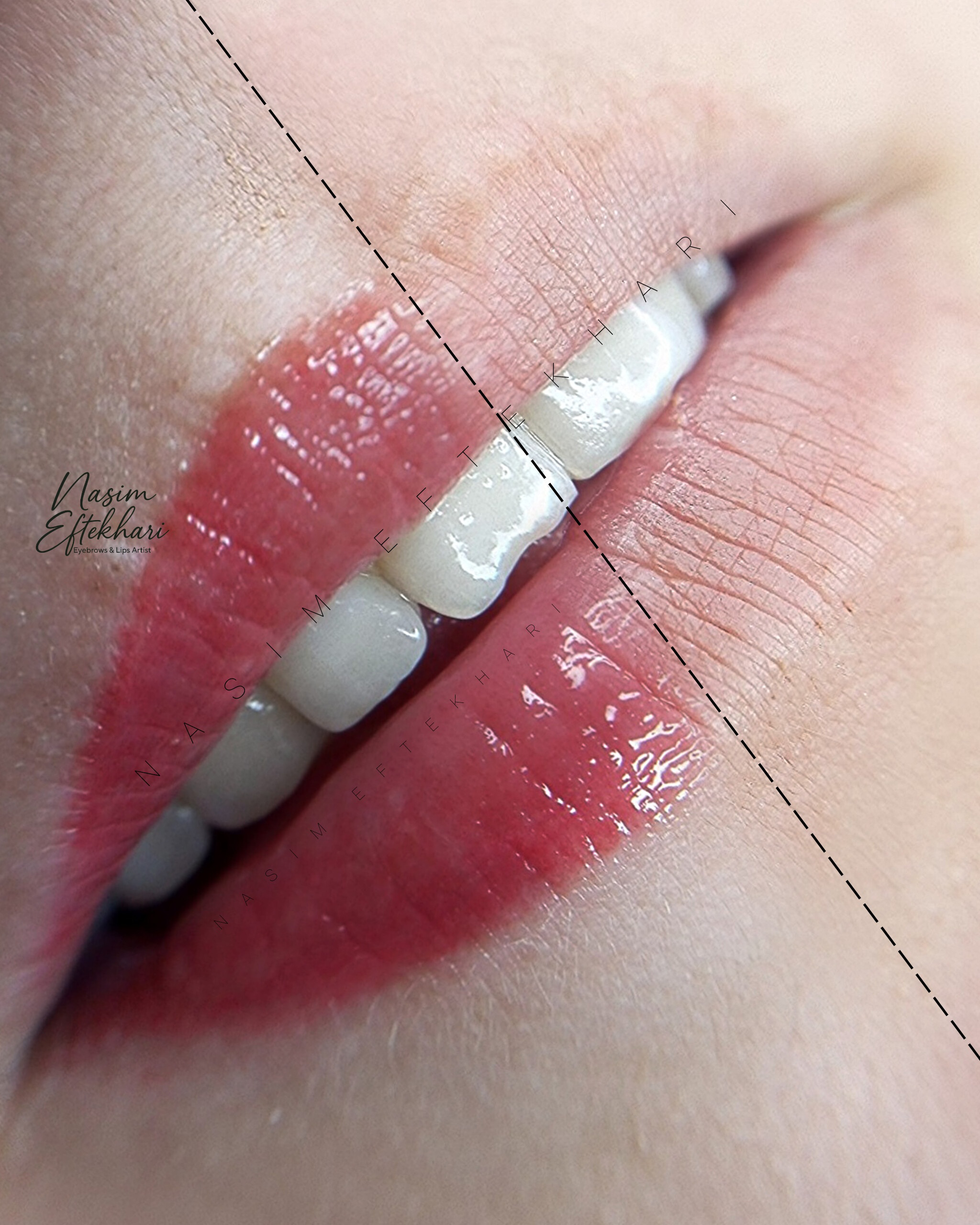 نمونه کار نسیم افتخاری — لیفت و لمینت مژه
