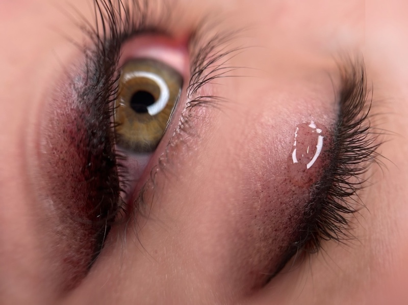 نمونه کار زیبا قربان زاده — لیفت و لمینت مژه
