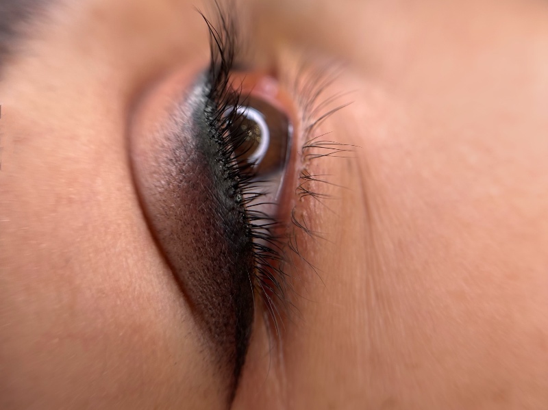 نمونه کار زیبا قربان زاده — لیفت و لمینت مژه