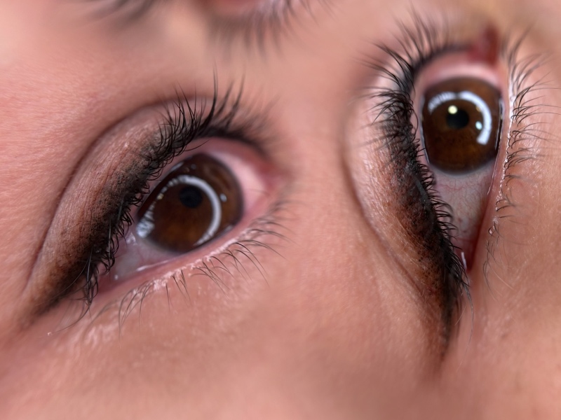 نمونه کار زیبا قربان زاده — لیفت و لمینت مژه