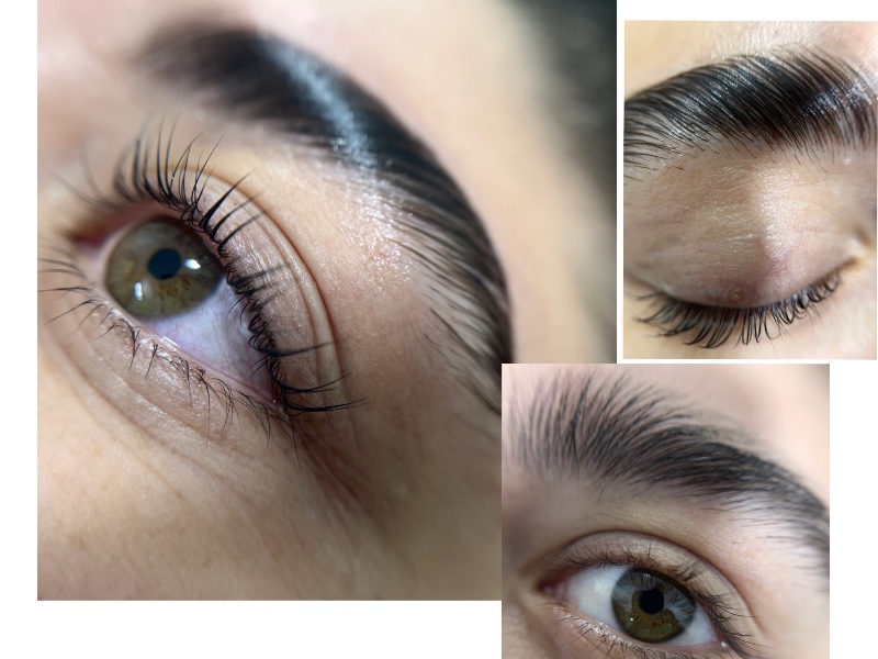 نمونه کار زیبا قربان زاده — لیفت و لمینت مژه