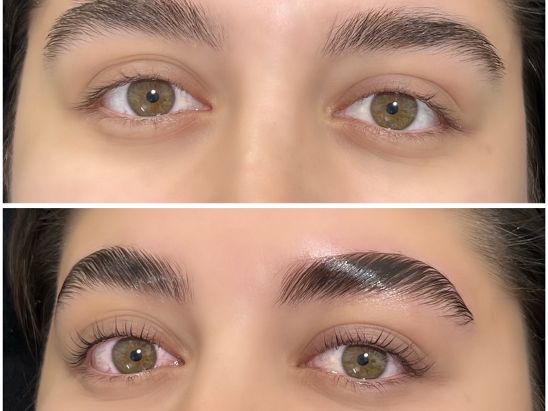 نمونه کار زیبا قربان زاده — لیفت و لمینت مژه