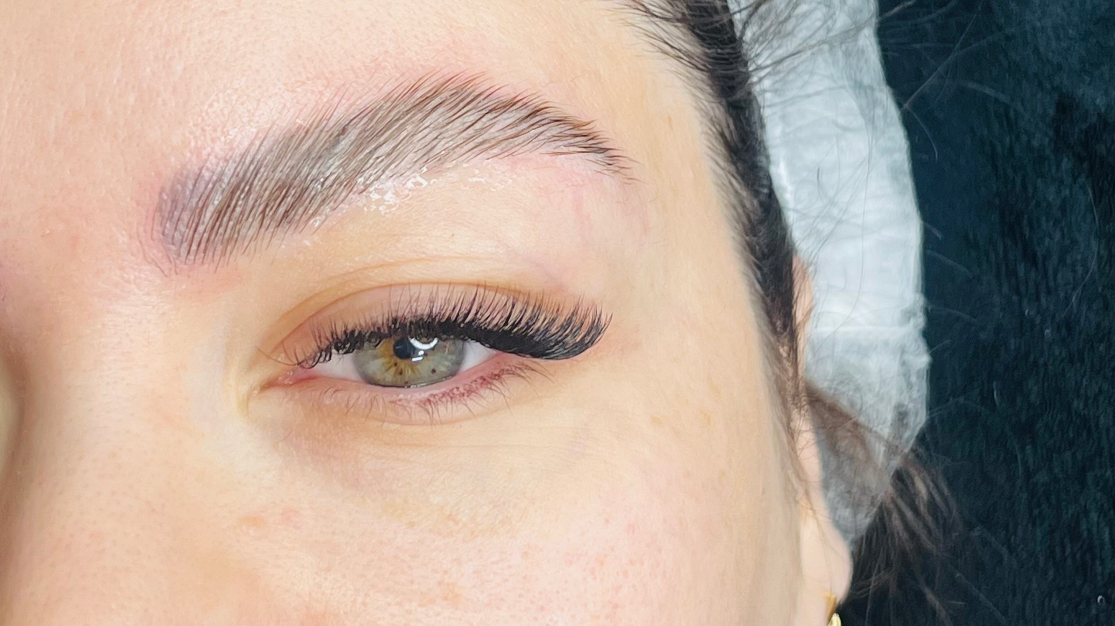 نمونه کار الهه حائری — لیفت و لمینت مژه