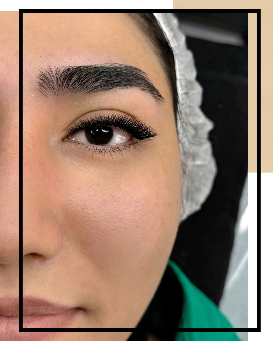 نمونه کار سمیرا بزرگی راد — لیفت و لمینت مژه
