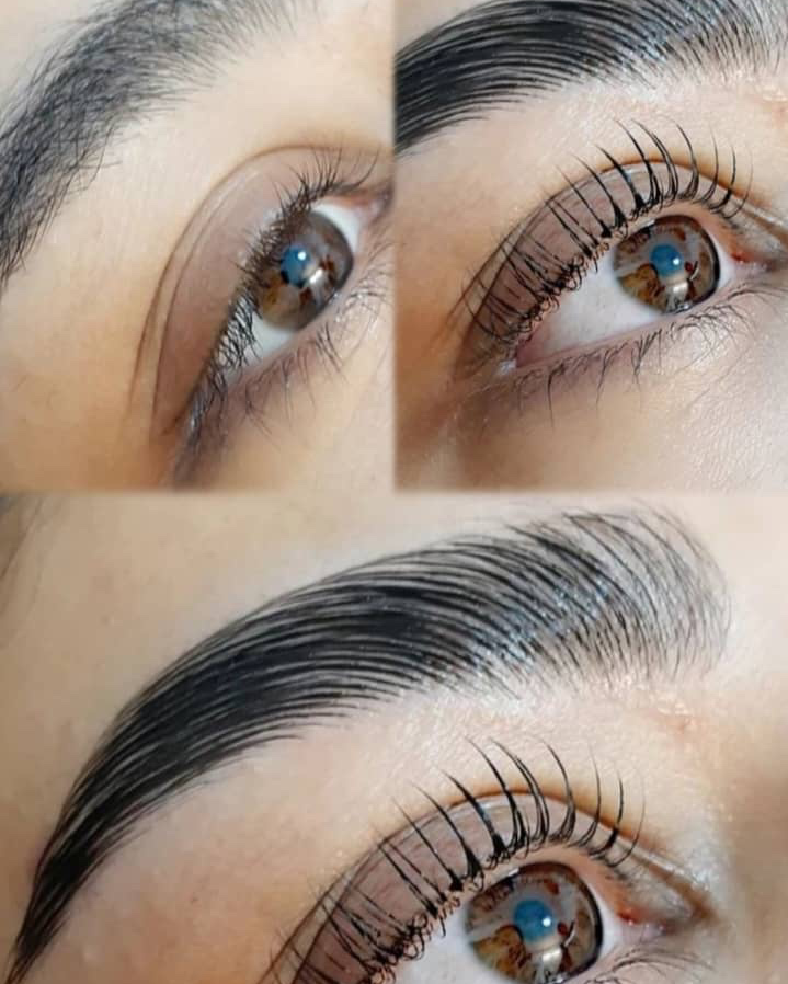 نمونه کار نورا فراهانیان — لیفت و لمینت مژه
