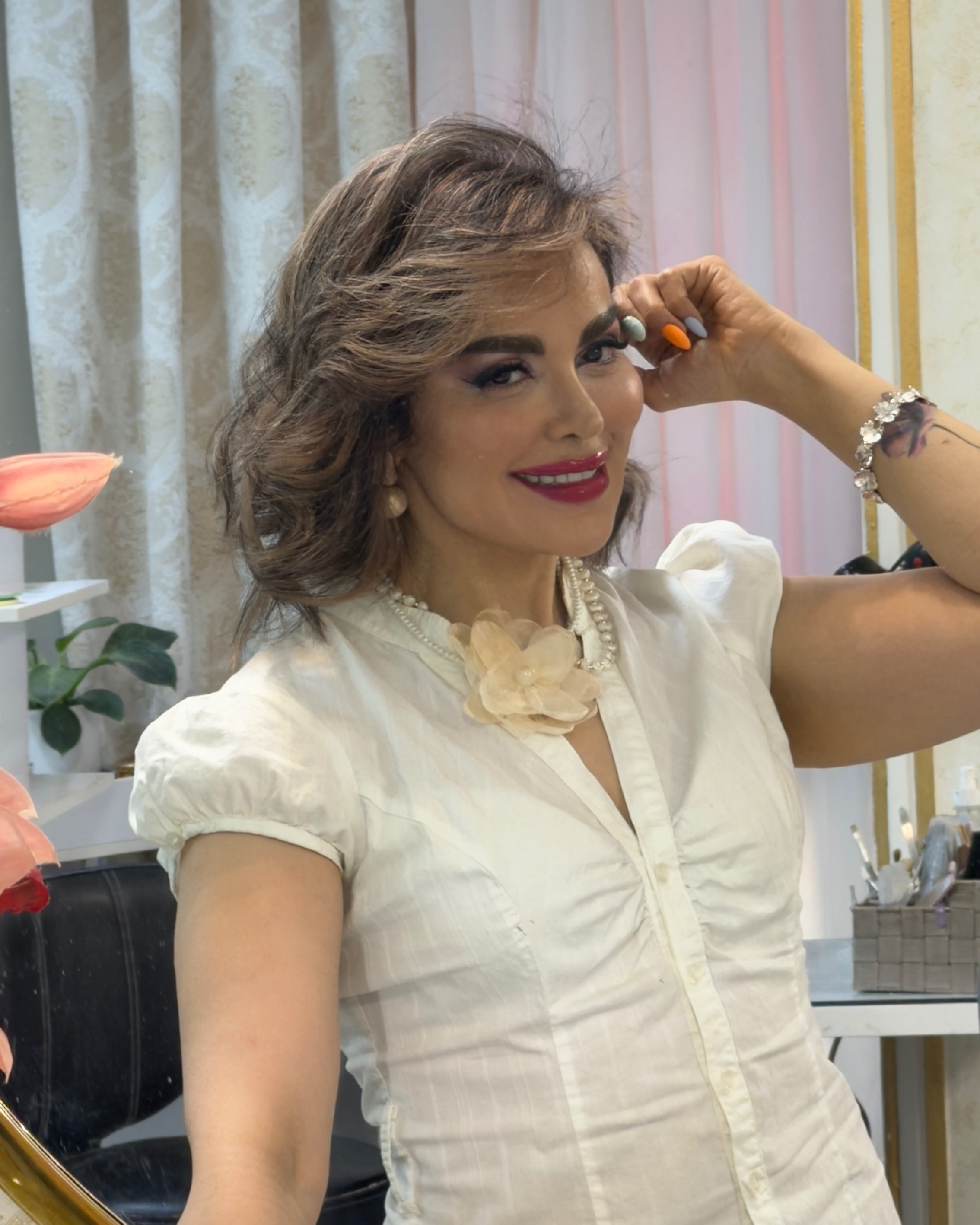 نمونه کار فریناز خلیلی — لیفت و لمینت مژه