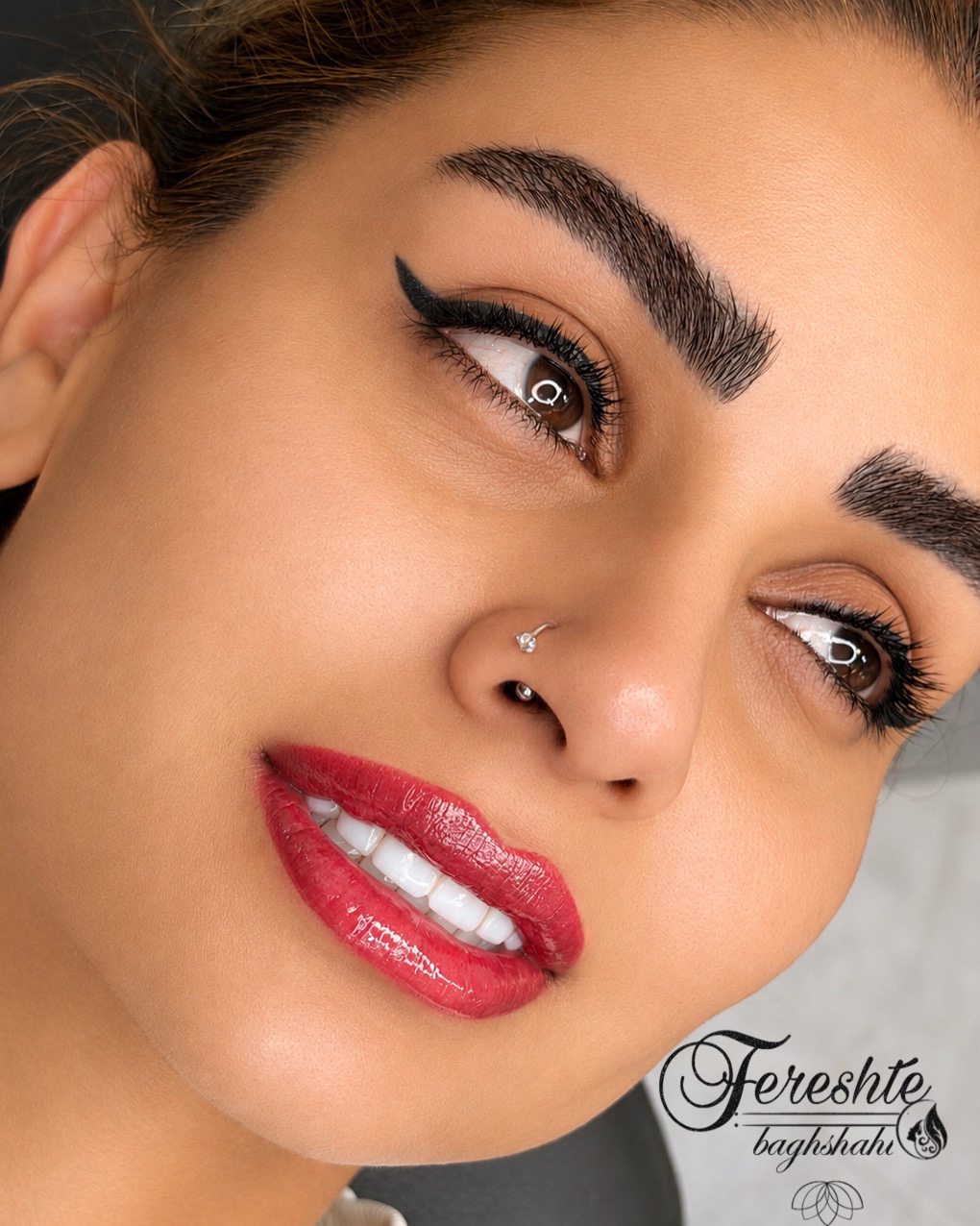 نمونه کار فرشته باغشاهی — لیفت و لمینت مژه