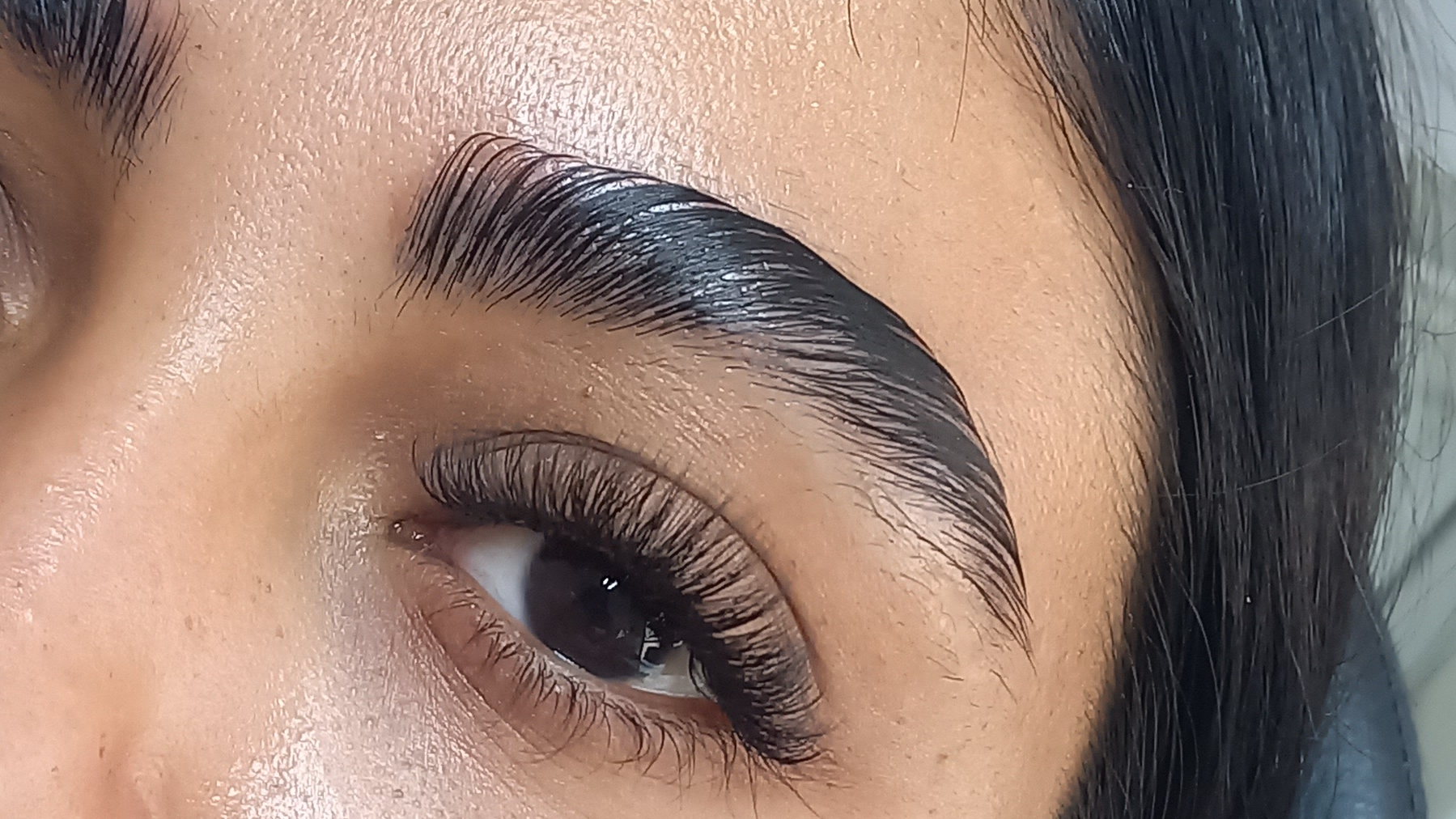 نمونه کار هستی صفرزاده — لیفت و لمینت مژه