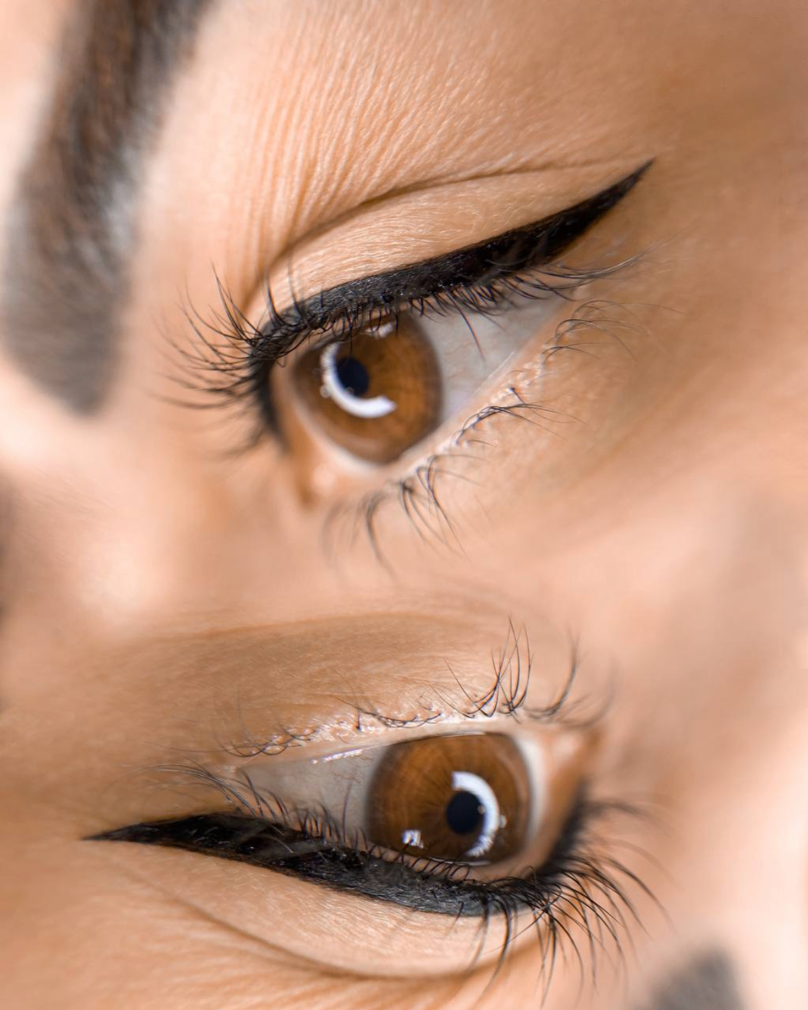 نمونه کار هستی صفرزاده — لیفت و لمینت مژه