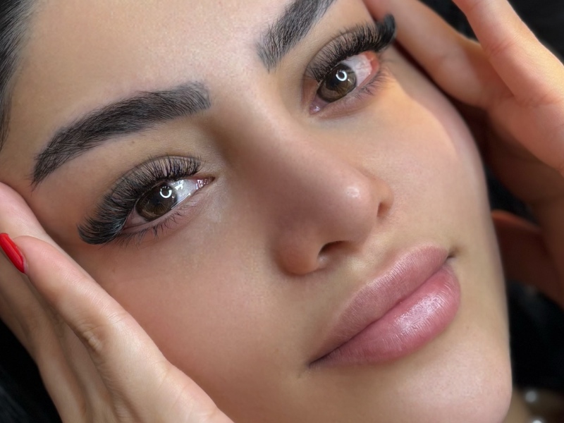 نمونه کار ماریا نادری — لیفت و لمینت مژه