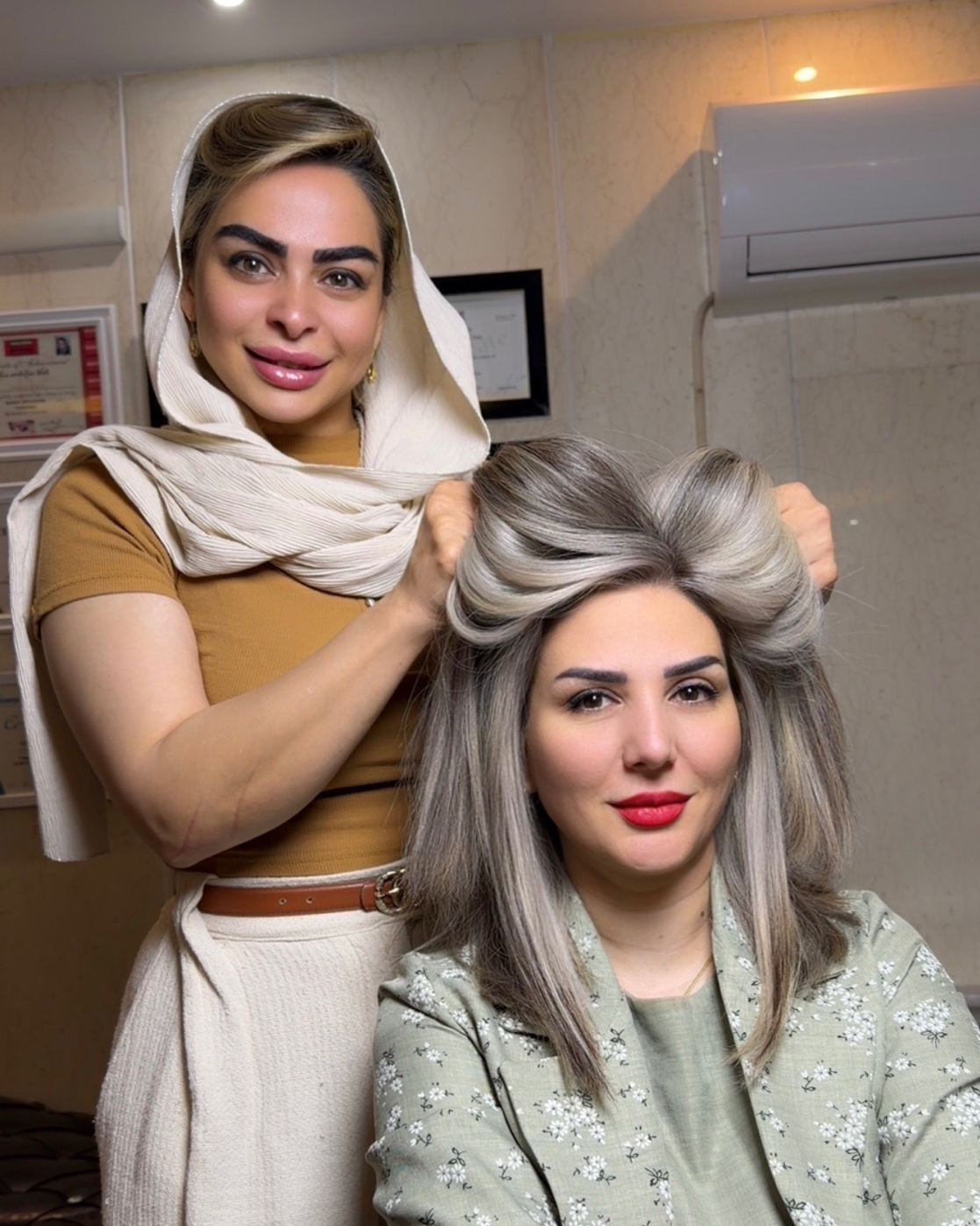 نمونه کار سمیه یوسف — لیفت و لمینت مژه