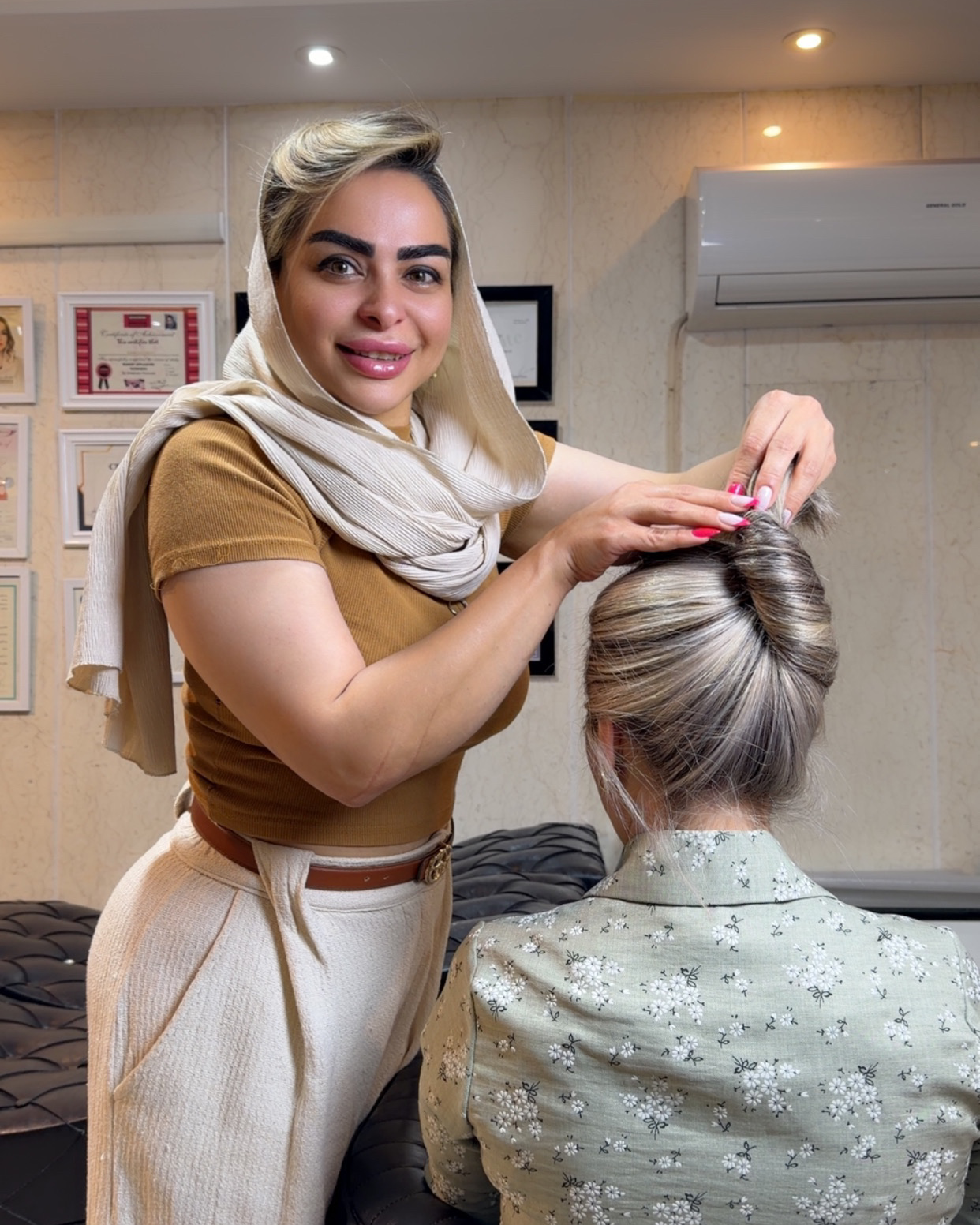 نمونه کار سمیه یوسف — لیفت و لمینت مژه