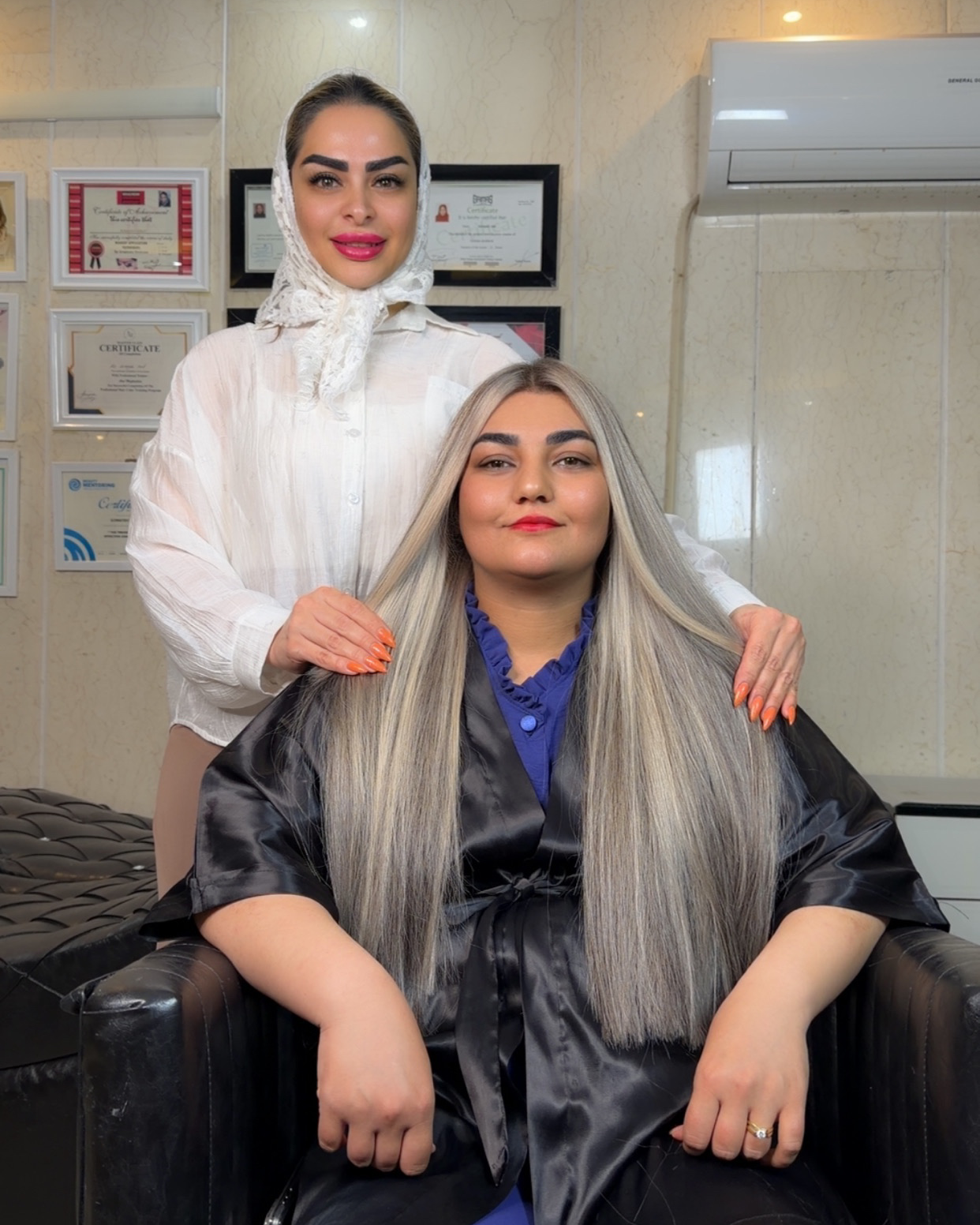 نمونه کار سمیه یوسف — لیفت و لمینت مژه