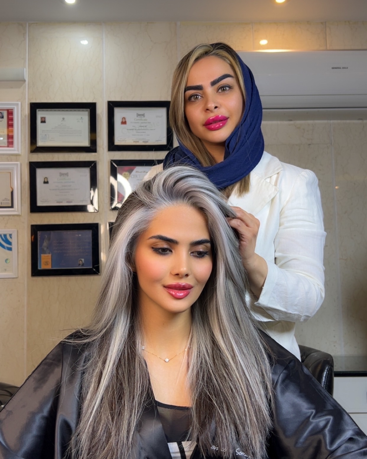 نمونه کار سمیه یوسف — لیفت و لمینت مژه