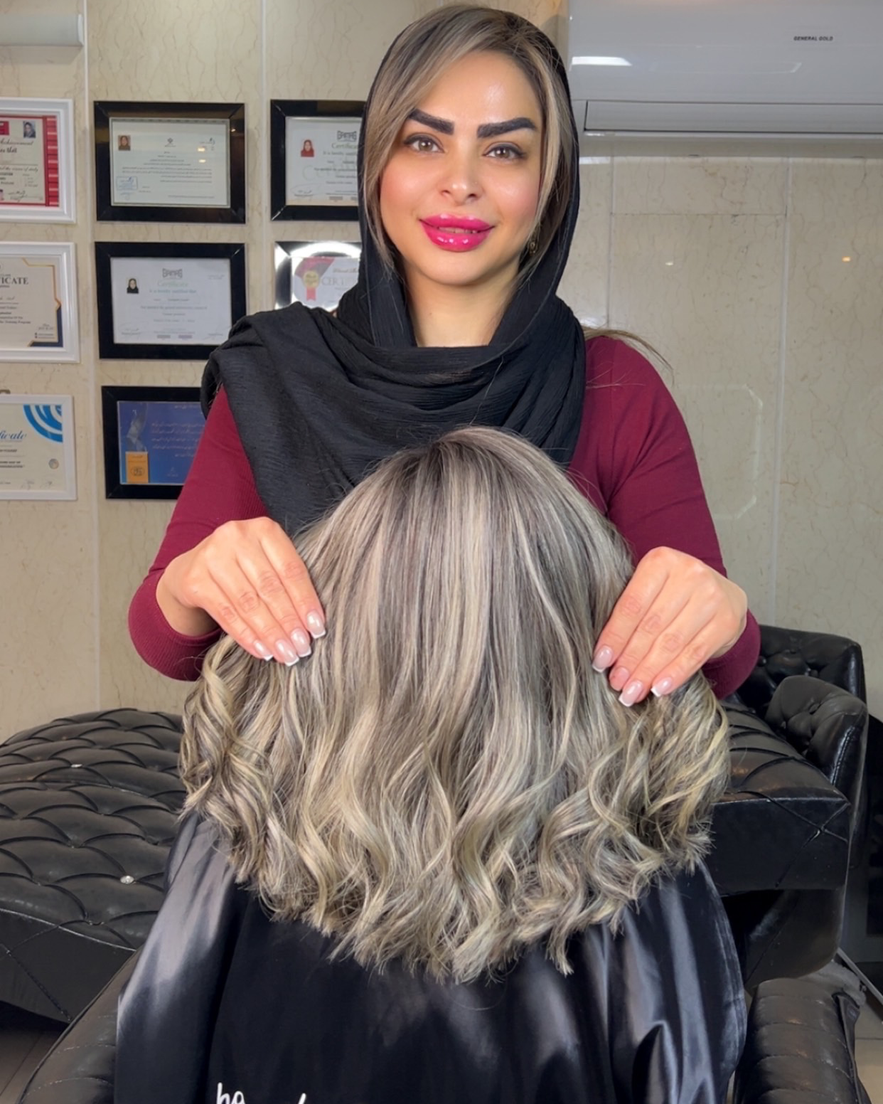 نمونه کار سمیه یوسف — لیفت و لمینت مژه