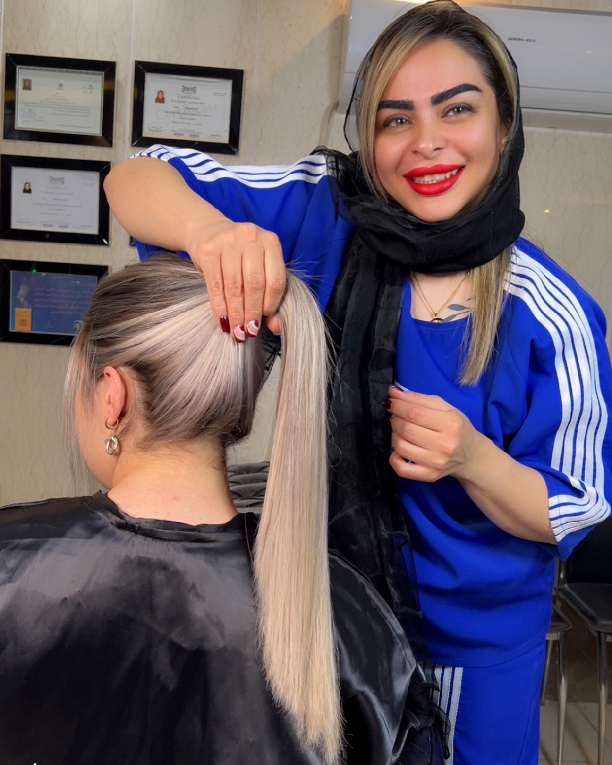 نمونه کار سمیه یوسف — لیفت و لمینت مژه