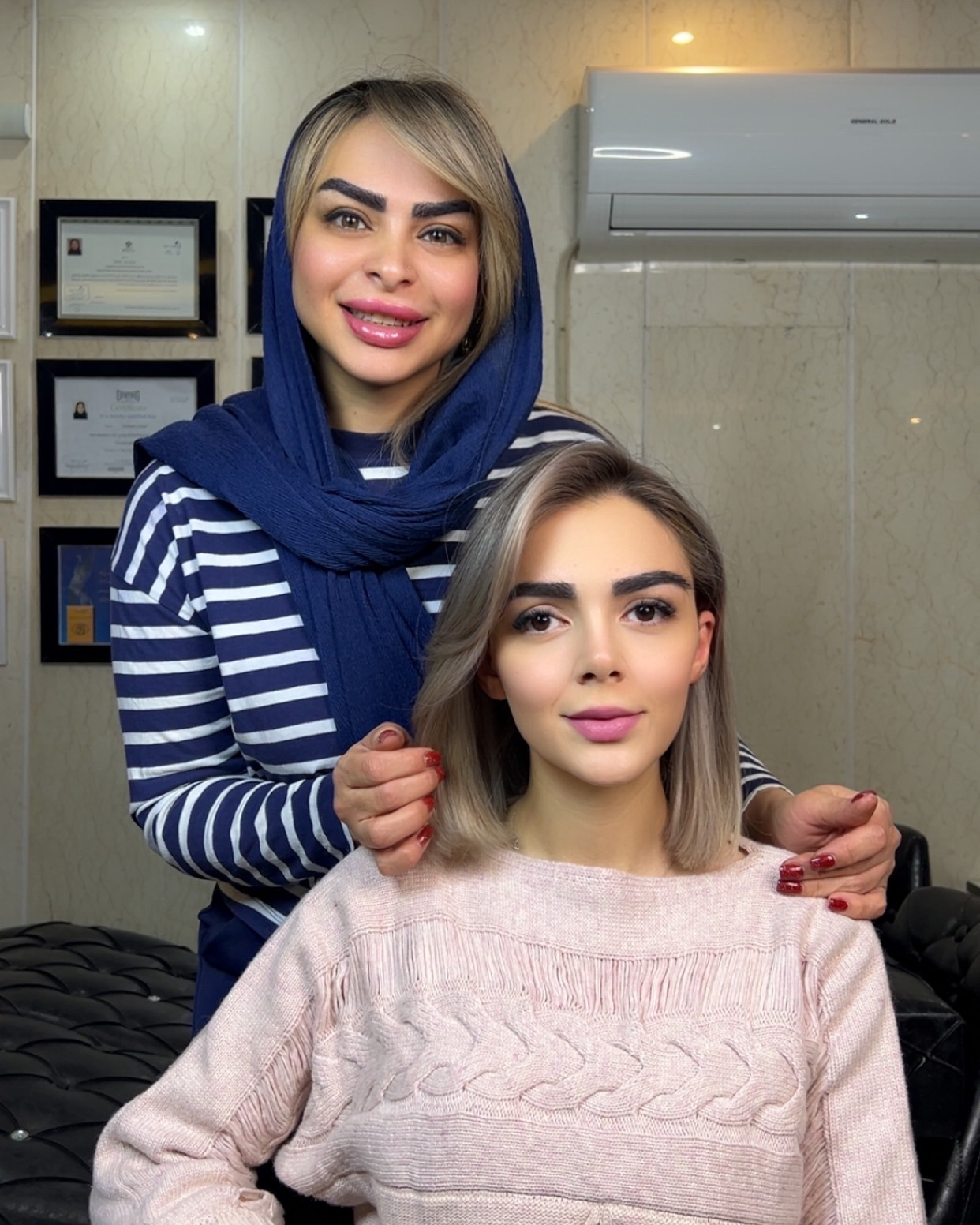 نمونه کار سمیه یوسف — لیفت و لمینت مژه