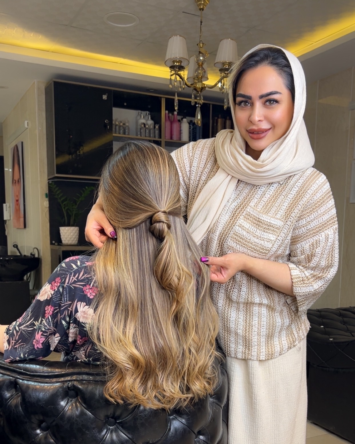 نمونه کار سمیه یوسف — لیفت و لمینت مژه