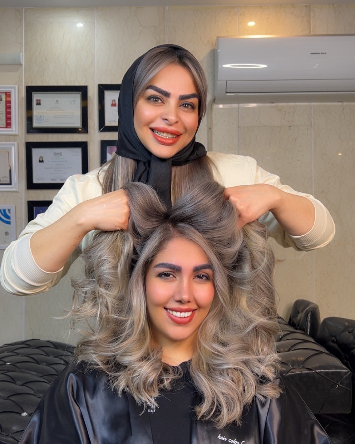 نمونه کار سمیه یوسف — لیفت و لمینت مژه