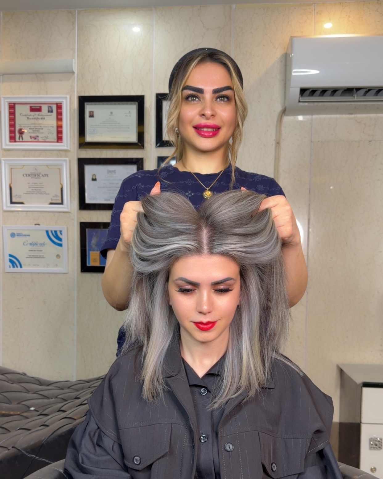 نمونه کار سمیه یوسف — لیفت و لمینت مژه