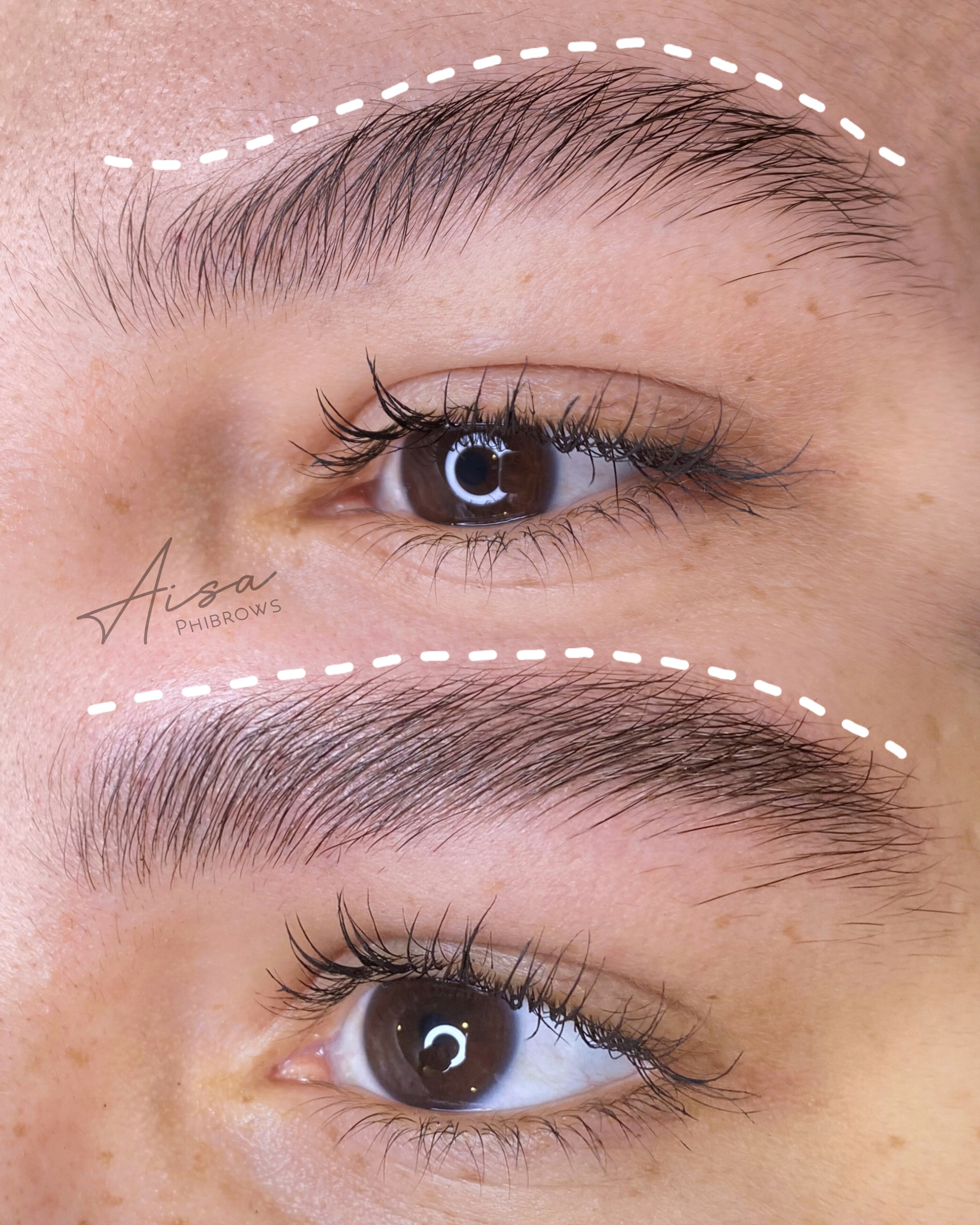 نمونه کار آیدا اسماعیلزاده — لیفت و لمینت مژه