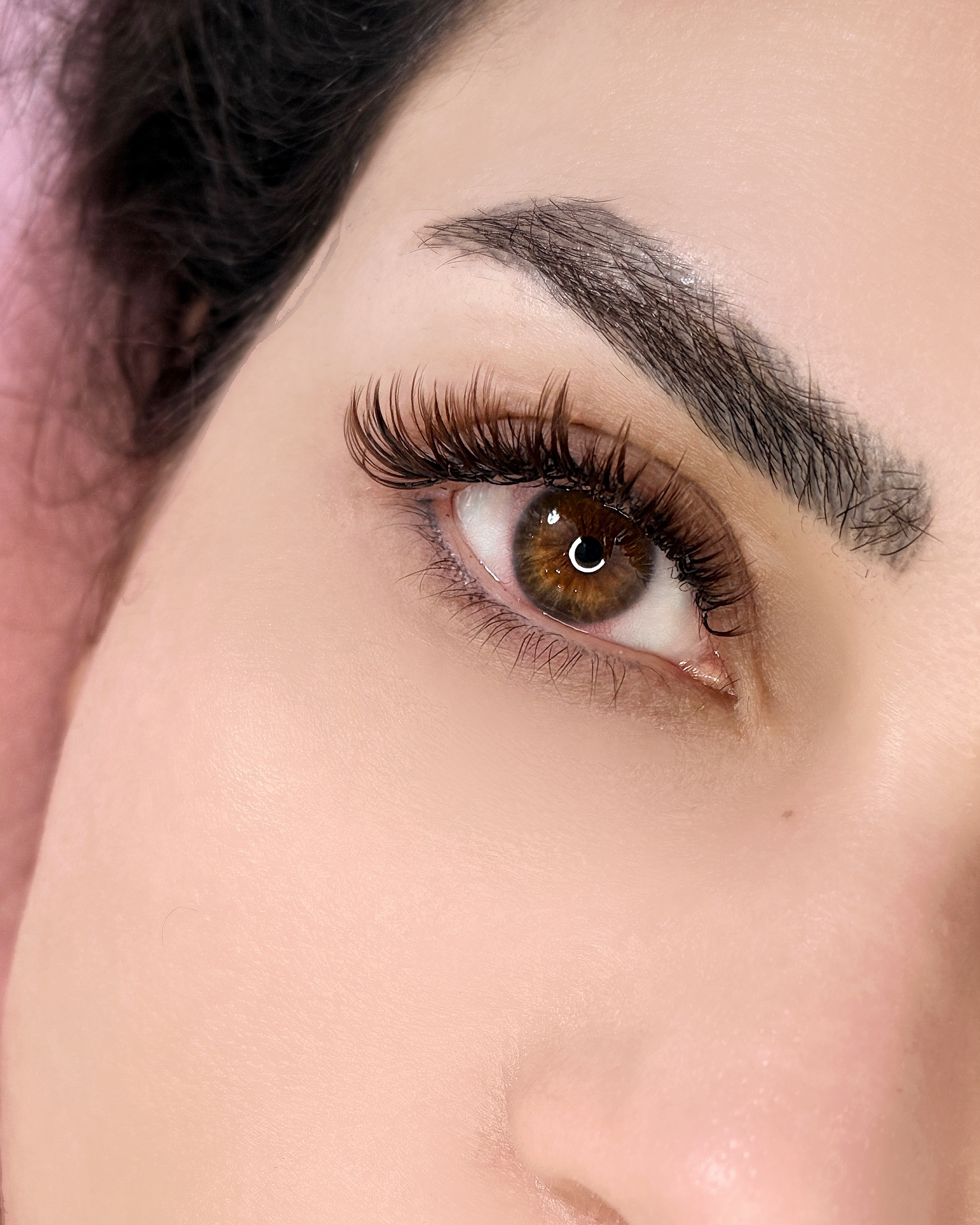 نمونه کار زینب ملایم — لیفت و لمینت مژه